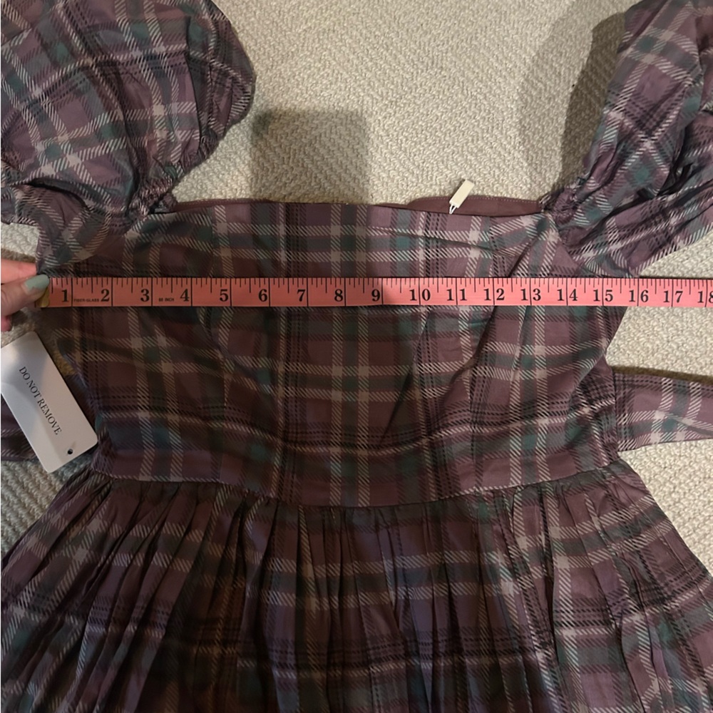 Selkie New Plaid Grunge Market Dress - Picture 5 of 6